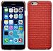 Produktbild iPhone 6s PLUS - Original SunCase ® (Backcover) Tasche Schutzhülle Hard Case aus echtem Leder (geflochtenem Look) in rot