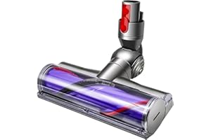 SIVAOPA Tête de Brosse pour Dyson V7 V8 V10 V11 V15 SV10 SV11 SV12 SV14 Motorhead, Brosse électrique, Remplacement Brosse Dyson, Brosse Motorisée Pour Tapis et Sols Durs et Coins étroits