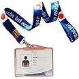 Us Creations iCards; Indian Railway Lanyards/Ribbons for ID Card with Free Card Holder (Refer Image) for Official Use