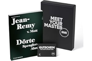 MYM MEET YOUR MASTER Geschenkbox Jean-Remy von Matt & Dörte Spengler-Ahrens I Online-Kurs zum Thema Kreativität - Kursgutschein & Masterbook - Werbeideen entwickeln