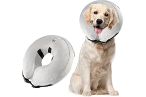 Avaner Collare Gonfiabile per animali domestici, cono protettivo per collare di recupero per dopo l'intervento chirurgico