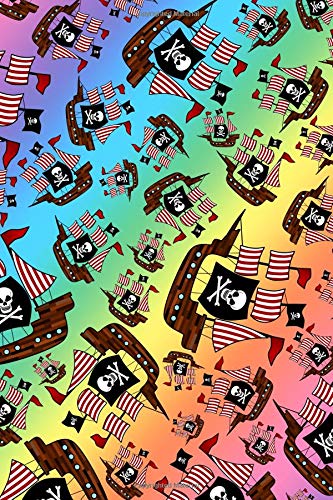 Preisvergleich Produktbild Journal: Rainbow pirate ships notebook