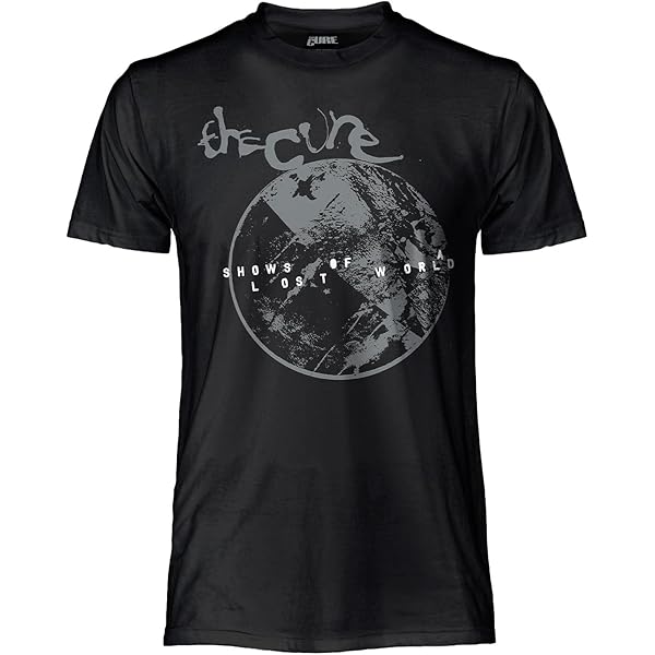 T-shirt Ufficiale The Cure Disintegrazione Nera Da Uomo Classica