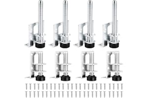 Lizaty 8 Pezzi livellamento per mobili piedini regolabili per mobili pesanti piedini di livellamento mobili antiscivolo per mobili,tavolo,armadi,banco da lavoro