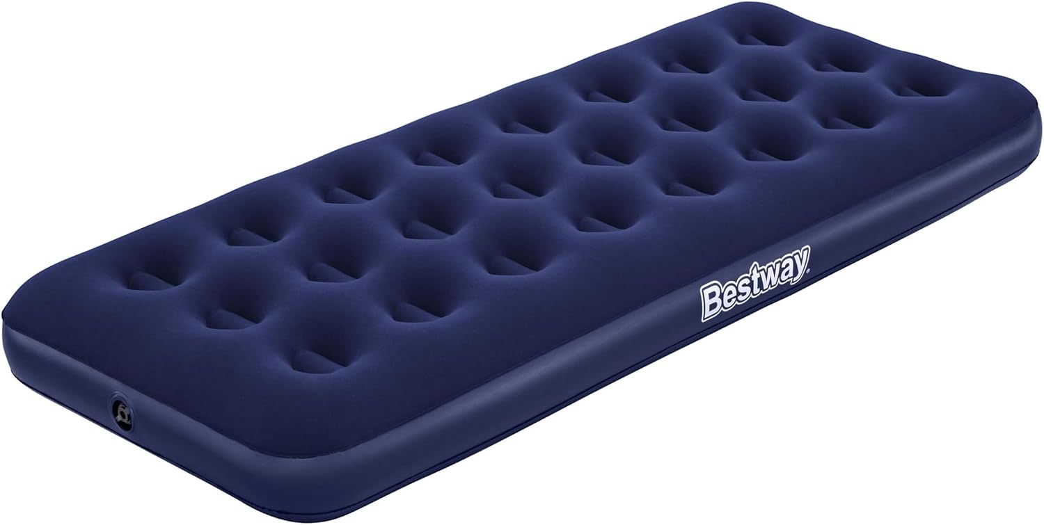 Qualité de Fabrication & Durabilité : Bestway Single Flocked Airbed for Camping Inf