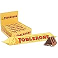 Toblerone Swiss Milk Chocolate with Honey and Almond Nougat Pack of 6 Pouch, 6 X 50 Gm, 300 Gm