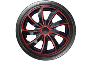 DECOCRAFT 4 x 14 Wheel Covers Hub Caps 14 Inch Wheel Trims Trim ABS Plastic Trim