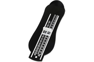 Luckynono Professional Foot Measure Sizer Device Child UK Sizes 0-13.5/Measuring length 5.5-23cm(black)