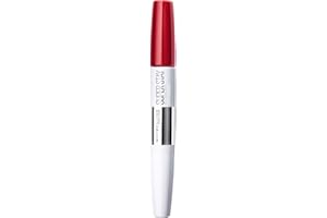 MAYBELLINE NEW YORK Maybelline Superstay 24H Pintalabios Larga Duración, Tono 573 Eternal Cherry Color Rojo