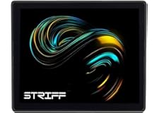 STRIFF Mpad Mouse Mat 230X190X3mm Gaming Mouse Pad, Non-Slip Rubber Base, Waterproof Surface, Premium-Textured, Compatible wi