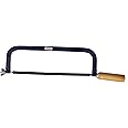 VISKO 236 12" Hacksaw Frame Hacksaw Blade for Cutting | Hacksaw Blade Handle | Hacksaw Frame Adjustable | Power Tools | Industrial Tools | Home Tools | Cutting Tools | Tool Kit | Steel | Blue | Wooden Handle |