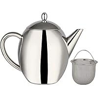 Dhouse Shoze Edelstahl Teekanne 1,5L Mit Sieb - Perfekt Für Teeliebhaber