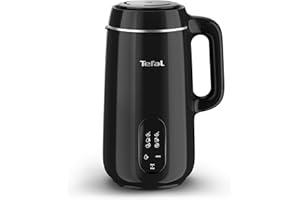 Tefal MultiSoup Soup Maker, 6 Auto Programs, 1L Capacity, Smooth Soups, Chunky Soups, Smoothies, Hot recipes, 4 People, Auto Cleaning Function, Cleaning Brush, Measuring Cup, Glossy black, BL5628G0