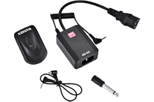 BigKing Blitzauslöser, AC-04-Kanäle Wireless Radio Studio Blitzauslöser für DSLR-Kamera mit heißer Schuhspitze Schwarz