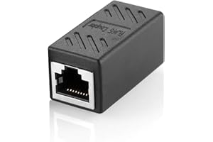 FONGKE Accoppiatore RJ45, connettore RJ45 Cat7 Cat6 Cat5e per cavo di rete ethernet, da femmina a femmina (confezione da 1)