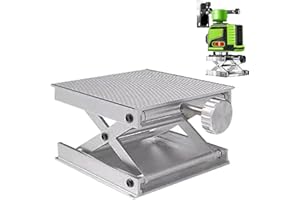 lencyotool Hebebühne Hubtische Hebeplattform Galvanik Aluminium Labor Ständer Rack Scherenheber, Scherenwagenheber Für Labor, Schweres Stützgewicht 60kg