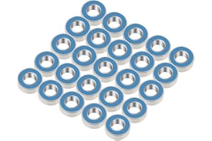 25 PCS/zestaw MR115-2RS Łożyska niebieskie, łożyska kulkowe Roulement 5x11x4 Narzędzie do rysowania kompasu do metalowo-gumowych łożysk kulkowych z uszczelnieniem