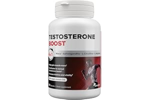 Stimolatore di Testosterone per uomini – contribuisce ai livelli normali di testosterone – Maca, Ashwagandha, Selenio, Zinco, Vitamina D, L-citrullina e L-arginina – 90 capsule da Sensilab