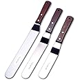 Cake Icing Spatulas for Baking or Frosting, 6 8 10 Inch Stainless Steel Pallet Knife for Decorating Cakes, Palette Knife with