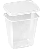 Feinkostbecher 200ml Mit Deckel | Rechteckige Salatbox Aus PP | Spülmaschinengeeignet - 50 Stück