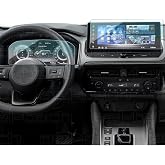 ael-tech Nissan Qashqai Uyumlu Dijital G&ouml;sterge ve Navigasyon 9H Nano Ekran Koruyucu, 2'li Set, 2024-2025