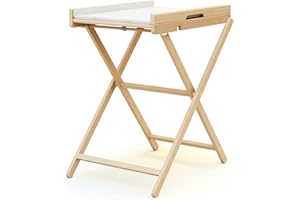 AT4 - Fasciatoio pieghevole ESSENTIEL legno - Faggio verni - 58 x 78 x 91 cm