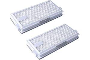 Poweka SF-HA50 HEPA Airclean 50 Filter Kompatibel mit Mi-ele Staubsauger Serien Complete C3 C2 Compact C1 C2 S8340 S6240 S5211 S8000 S6000 S5000 S4000 2pc