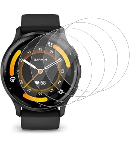 GiiKa Panzerglas Für Garmin Venu 3 - 4x TPU Schutzfolie Selbstheilend