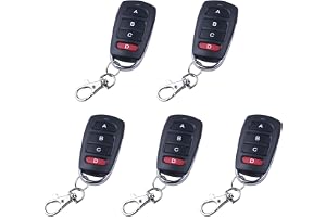 Garage Clicker, 5 st garage fjärrkontroll universell, 433 MHz fjärrkontroll, automatisk grindöppnare, ersättning för ladugård