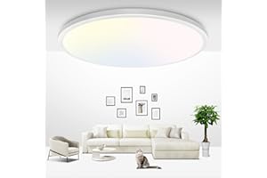 ‎ZEMTY zemty Deckenlampe LED Deckenleuchte Flach Rund - Ø 42 CM 36W 4200LM 3000K/4500K/6000K Wählbar Led Panel Modern Ultra Dünn Wohnzimmer Lampe Decke für Küche Schlafzimmer Kinderzimmer