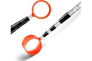 ToVii Golf Ball Retriever, 15ft 18ft Aluminum Alloy Shaft Golf Ball Retriever Telescopic with Premium Nylon Cup Ball Retriever Tool Golf Retriever, Golf Accessories Golf Gift for Men Women
