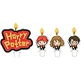 Amscan 9905198 - Harry Potter Birthday Cake Candles - 4 Pack