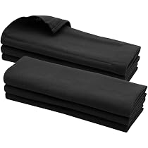3 Geschirrtücher Aus 100% Baumwolle, 70x50 Cm, Schwarz – Hochsaugfähig, Fusselfrei, Für Küche & Haushalt