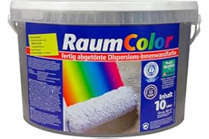 HANDELSKÖNIG Raumcolor getönt Basaltgrau 10 Liter ca. 60 m² Innenfarbe Wandfarbe Wilckens Farbe Trendfarbe hochdeckend