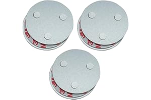 meioro Outil d'installation de Détecteur de Fumée Magnétique,Fixation Rapide et Facile Kit Monté au Plafond pour Alarme de Fumée,sans Besoin de Forage Aucun Danger (3 Pièces)