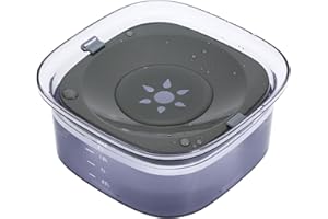 PDTO Dog Water Bowl No Spill Splash Free Pet Water Bowl,2L Capacity Pet Floating Bowl No Mess Large Dog Water Bowls,Non Slip Slow Dog Water Bowl for Dogs Cats