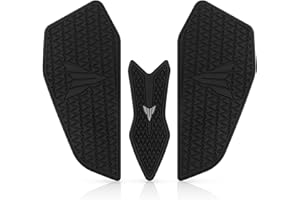 TREONK Moto Carburante Serbatoio Pad, Serbatoio Protezione Serbatoio Trazione Pad per Ya&maha MT-07 MT 07 MT07 2025(nero)