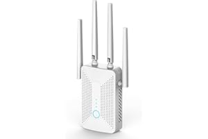 GUHUASHI 2025 Latest WLAN Amplifier 1200 Mbit/s WLAN Repeater, Dual Band 5GHz & 2.4GHz WiFi Repeater with WPS | 1200 Mbit/s | With LAN/WAN Port | Easy Setup | Compatible with All WiFi Devices