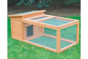 Ferme de Beaumont Clapier Pâturage - clapier avec Parcours 1 à 2 Lapins