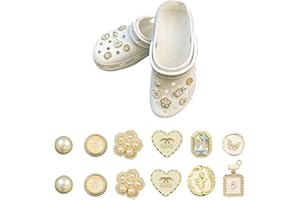 CATOR Pack of 12 Shoe Badges Shoe Charms PVC Cartoon Crocodile Pins Clog Bracelet Charms for Children and Adults, Clog Shoe Decoration, DIY Bracelet, Bags, Gift