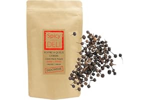 SPICY DELI Pimienta Cubeb de Indonesia 100gr "bolsa kraft resellable".