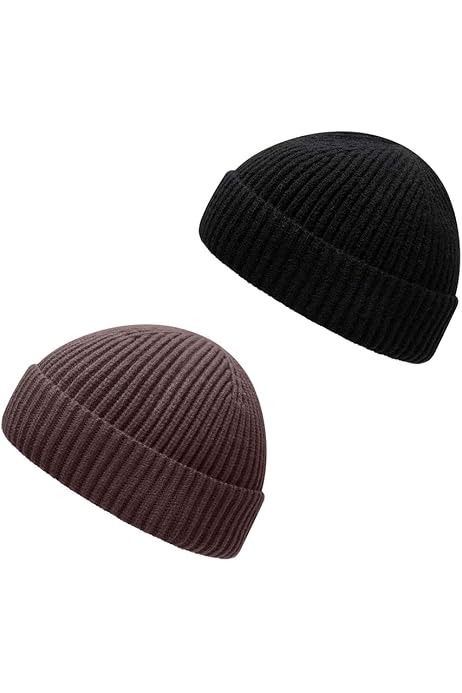 Fisherman Skullcap Knit Cuff Beanie Cap 