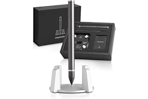 novium Hoverpen – Stylo à bille de luxe pour homme et femme, verticalement debout avec recharge d'encre à flux libre de qualité supérieure, fabriqué en métal, cadeaux uniques, décoration de bureau