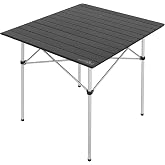 Outdoor Al&uuml;minyum Katlanabilir Kamp ve Piknik Masası, 72x70x70 cm, 1370 gr, 35 kg Taşıma Kapasitesi, Omuz Askılı Taşıma &Ccedil;anta