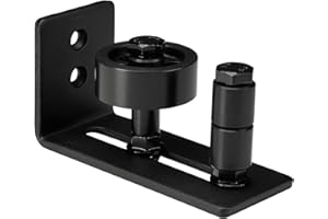 SOTECH Prowadnica Podłogowa ST-BF-02 Do Drzwi Przesuwnych | Regulowana Prowadnica Rolkowa Dla Drzwi o Grubości 0-65 mm | Prowadnica Dolna z Mocowaniem