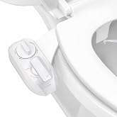 LUXE Bidet NEO 320 Plus &ndash; New Generation Hot Water Bidet Toilet Seat Attachment, Innovative EZ-Lift Hinges, Double Nozzle v