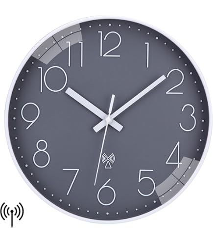 Orologio Da Parete Moderno 30cm Silenzioso - Numeri Grandi, Batteria AA (Verde Menta) - Foto 5