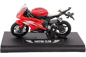 OCDSLYGB Jouet de Moto,Enfants Moto Jouet Moto Haute Simulation Moto Modèle Rallye Voiture Jouet Modèle Moto PVC Street Machine Jouets pour Enfants Coffret Cadeau