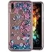 Produktbild Für Huawei P20 Lite/Nova 3e, Amcor Love 3D Glitter Flüssigkeit glänzend Floating Sparkly Luxury Cute Abdeckung Transparent Hülle Quicksand Schutz Für Huawei P20 Lite Smartphone Pflaumenblüte