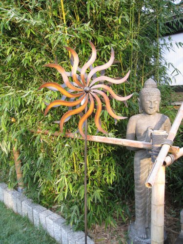WindRad ArtFerro, Metall, 57cm 160cm Gesamthöhe 190cm (EX213729)